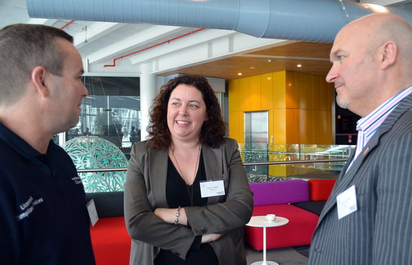 Grant Barnes, Megan Howell (both Auckland Council) & Harvey Brookes (Kingfish Group). 